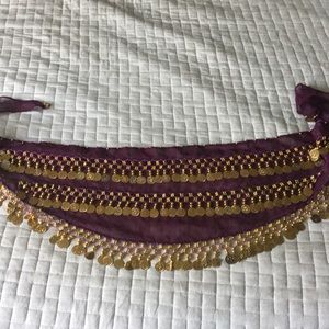 Belly-dance hip scarf